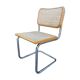 Chaise design Cesca modèle b32 en chrome