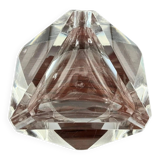 Cendrier en verre artistique bohémien par Vaclav Hanus pour Moser, années 1960.