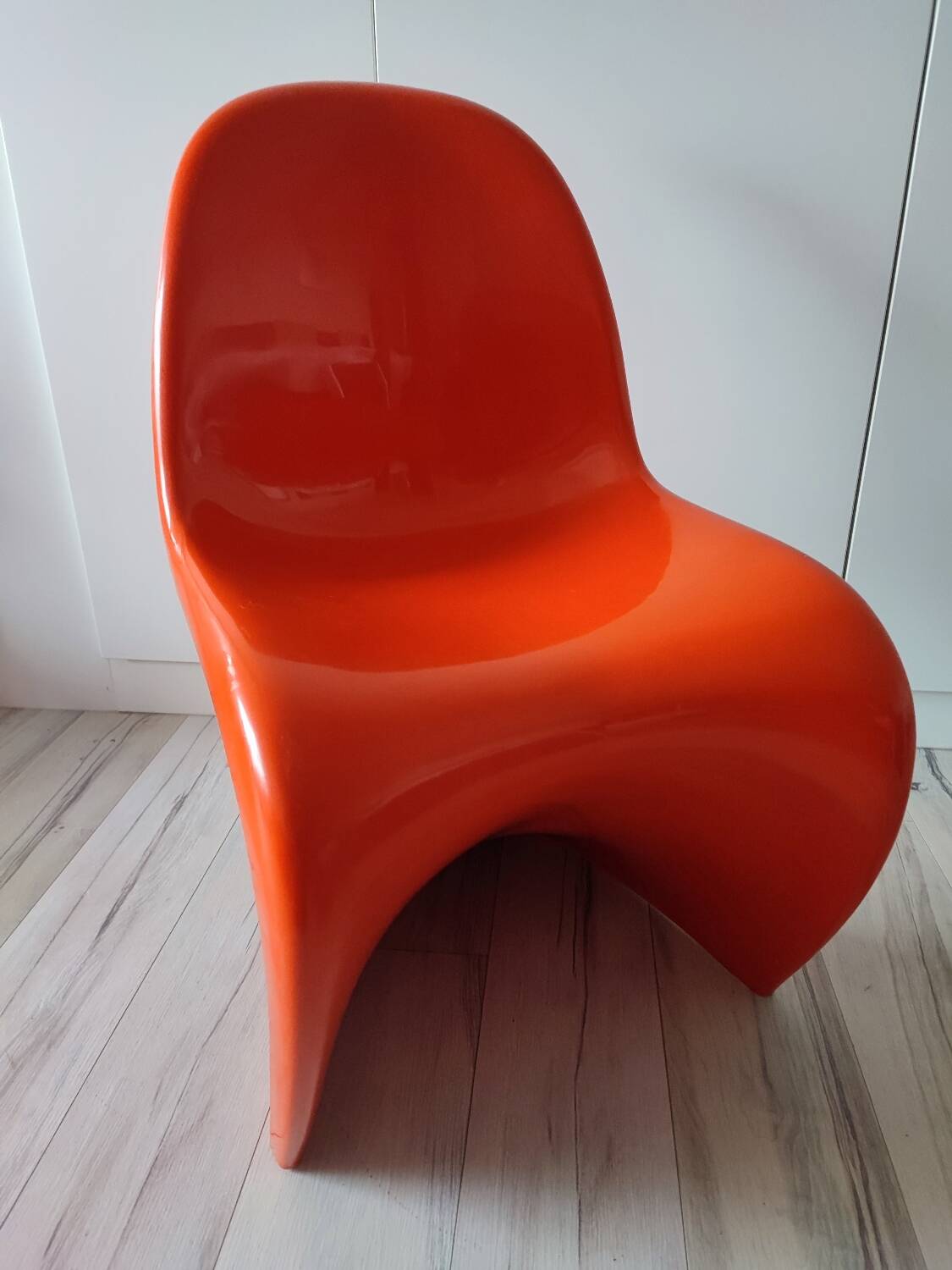 Orange Panton chairs 1974
