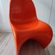 Orange Panton chairs 1974