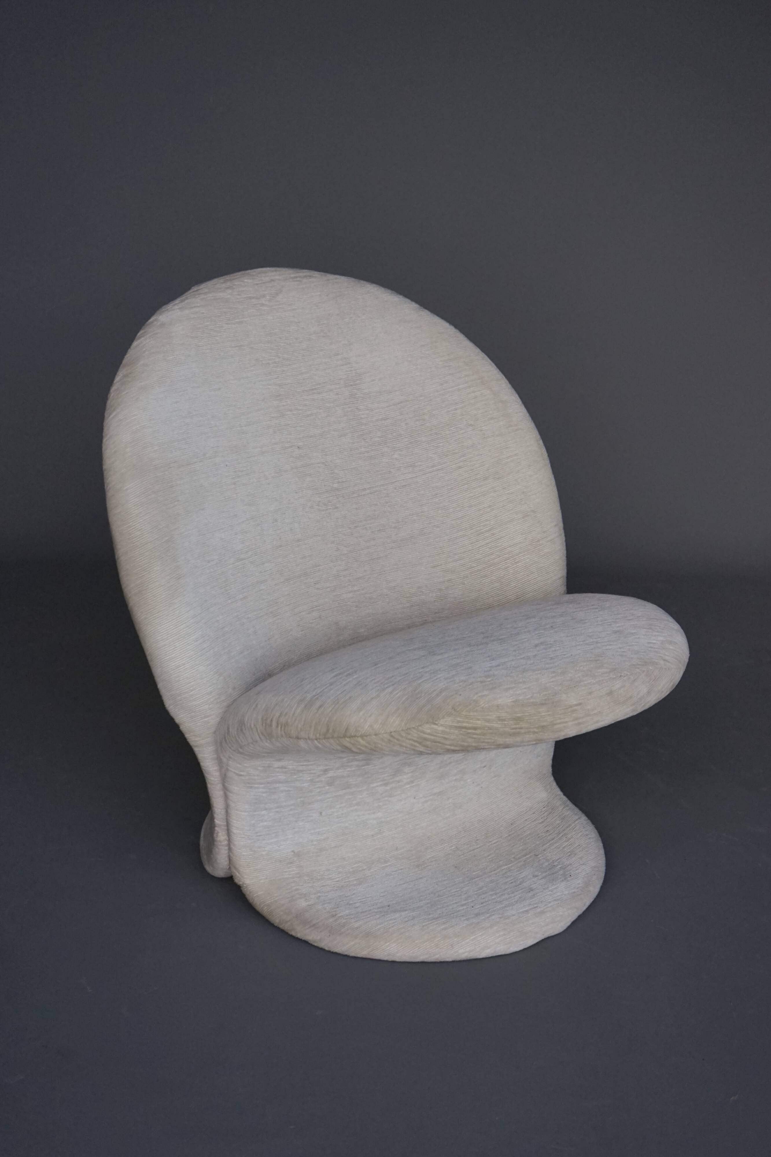 Fauteuil lounge F572 de Pierre Paulin pour Artifort. Années 1960.