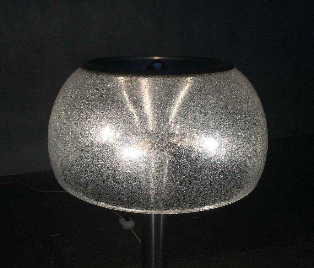 Swiss mid-century space age mushroom floor lamp by Temde, 1960s.