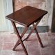 Table d'appoint pliante en bois