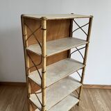 Rattan bookcase shelf