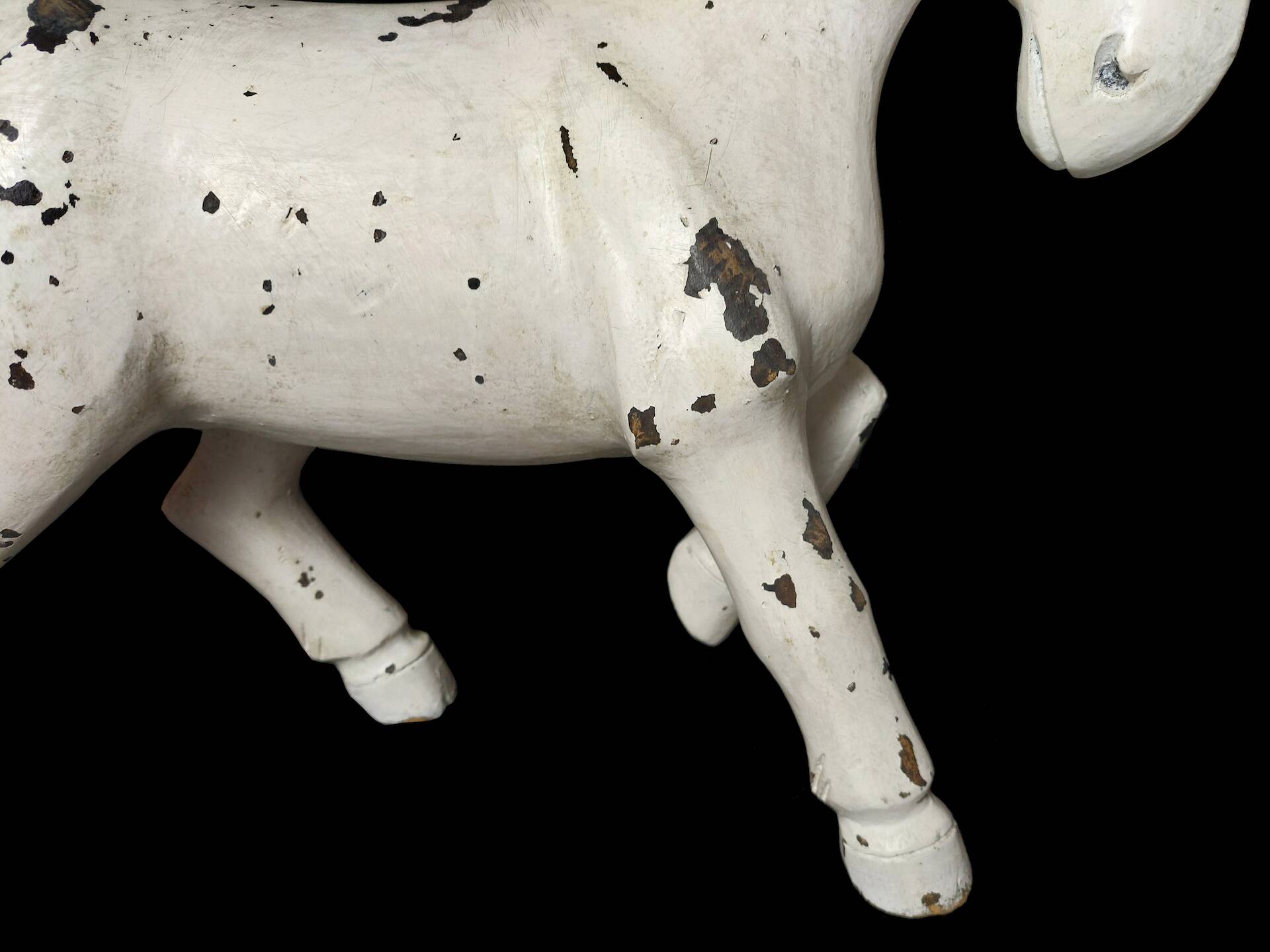 Carved wooden horse – Folk Art
