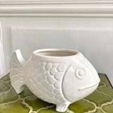 Planter fish hide pot slurry