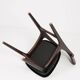 Black velvet armchair mid-century by Rajmund Halas, Poland, 1960.
