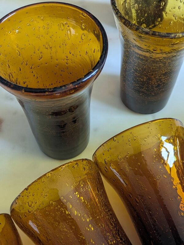Ensemble de Verres vintage Biot