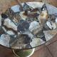 Set of 2 aragonite side tables – Unique pieces from Madagascar