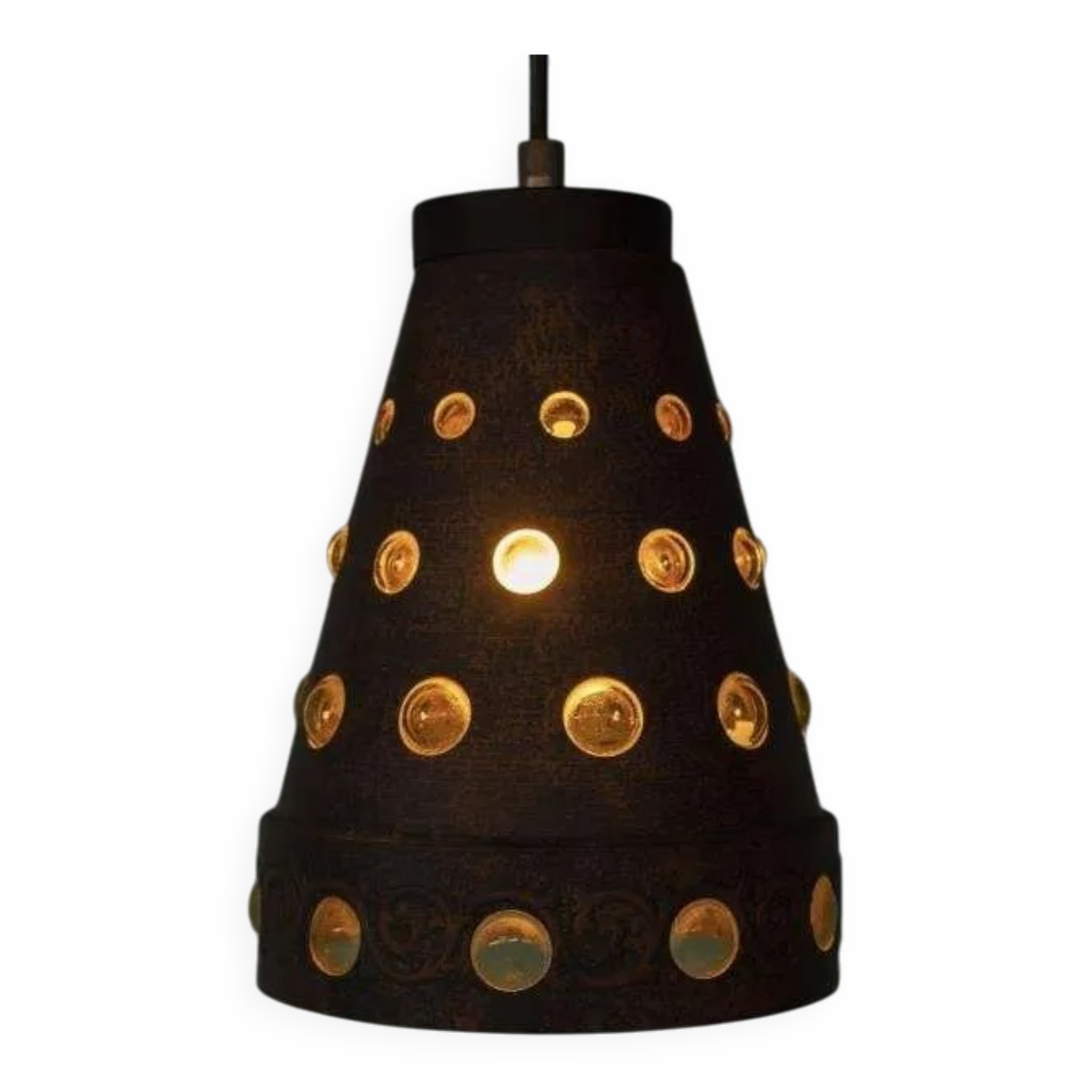 Vintage suspension by Peil & Putzler, brutalist style from the 50s/60s.