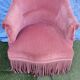 Pink toad armchair