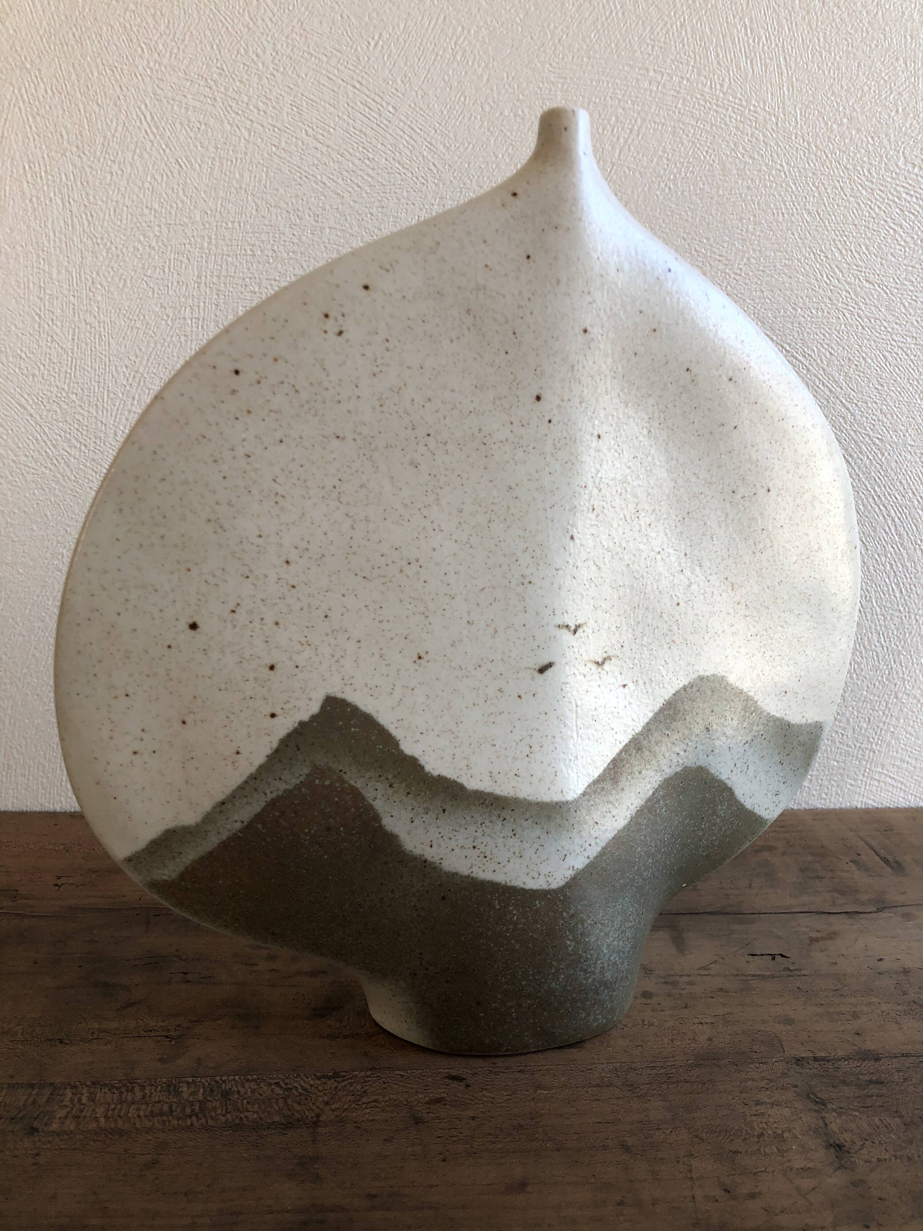 Virent porcelain vase by Jacques Buchholtz