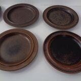 Ruska Plates by Ulla Procope for Arabia, Set of 6, Finland, 1960s, Set of 6