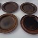 Ruska Plates by Ulla Procope for Arabia, Set of 6, Finland, 1960s , Set of 6