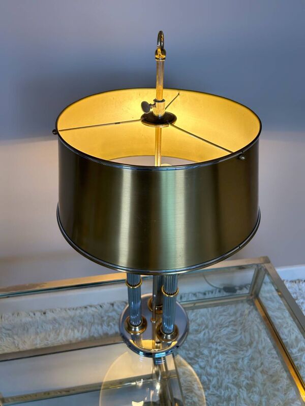 Lampe bouillotte style maison Baguès années 70