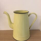 Yellow enamelled coffee maker