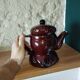 Vintage figurative teapot dog detective – English ceramic – 1960s