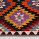 Geometric Multicolor Turkish Kilim Rug, 158x297Cm