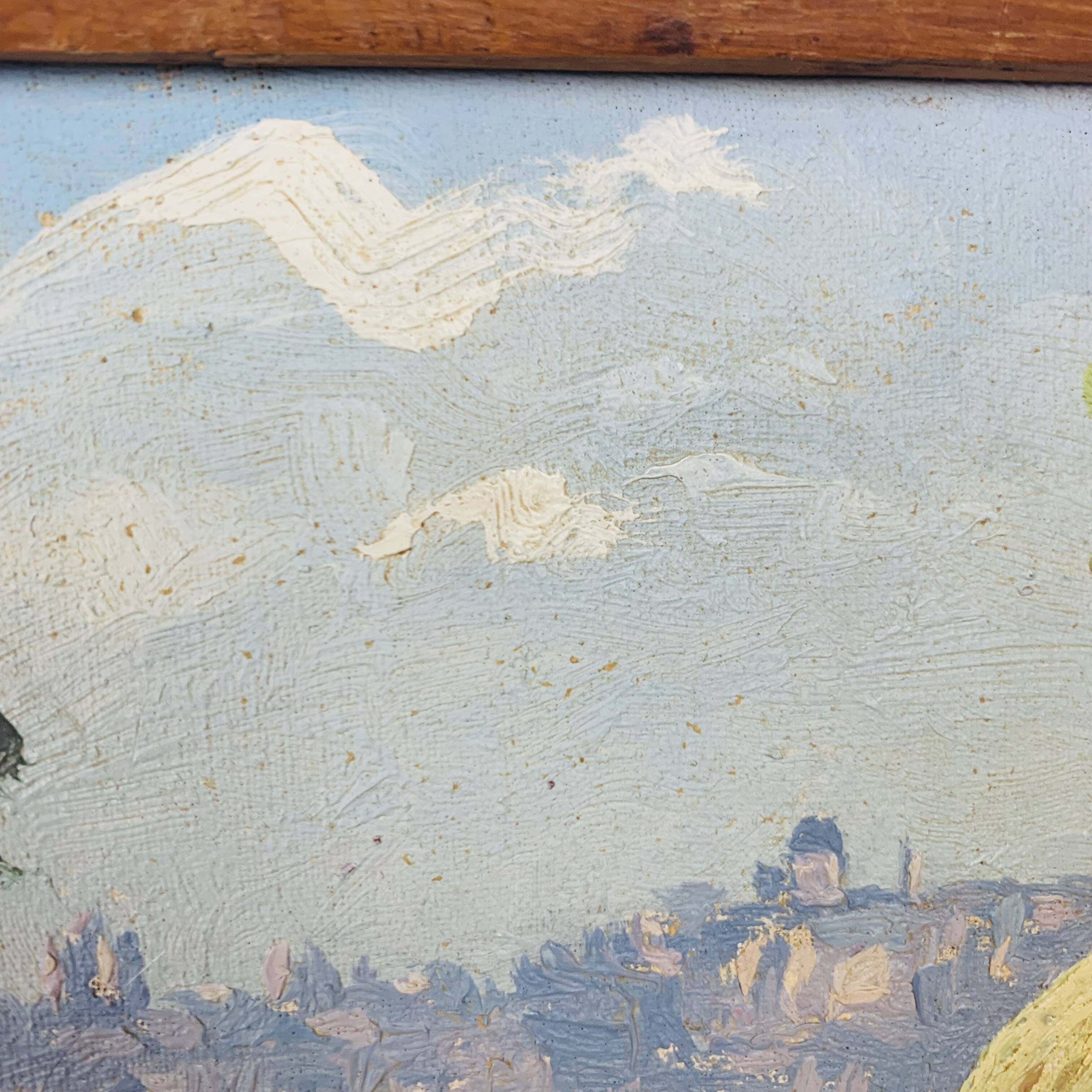 Tableau village Malgache par Ambroise Rakoto
