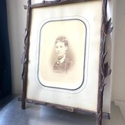 Antique Frame carved wood measurements 49 cm x 39 cm