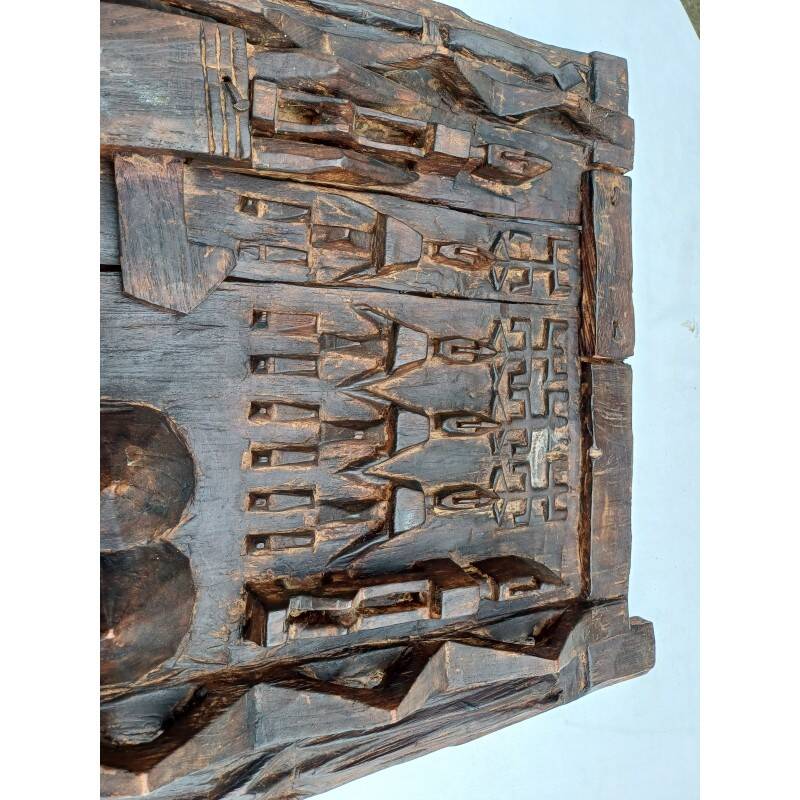 Senufo wooden African door, Ivory Coast