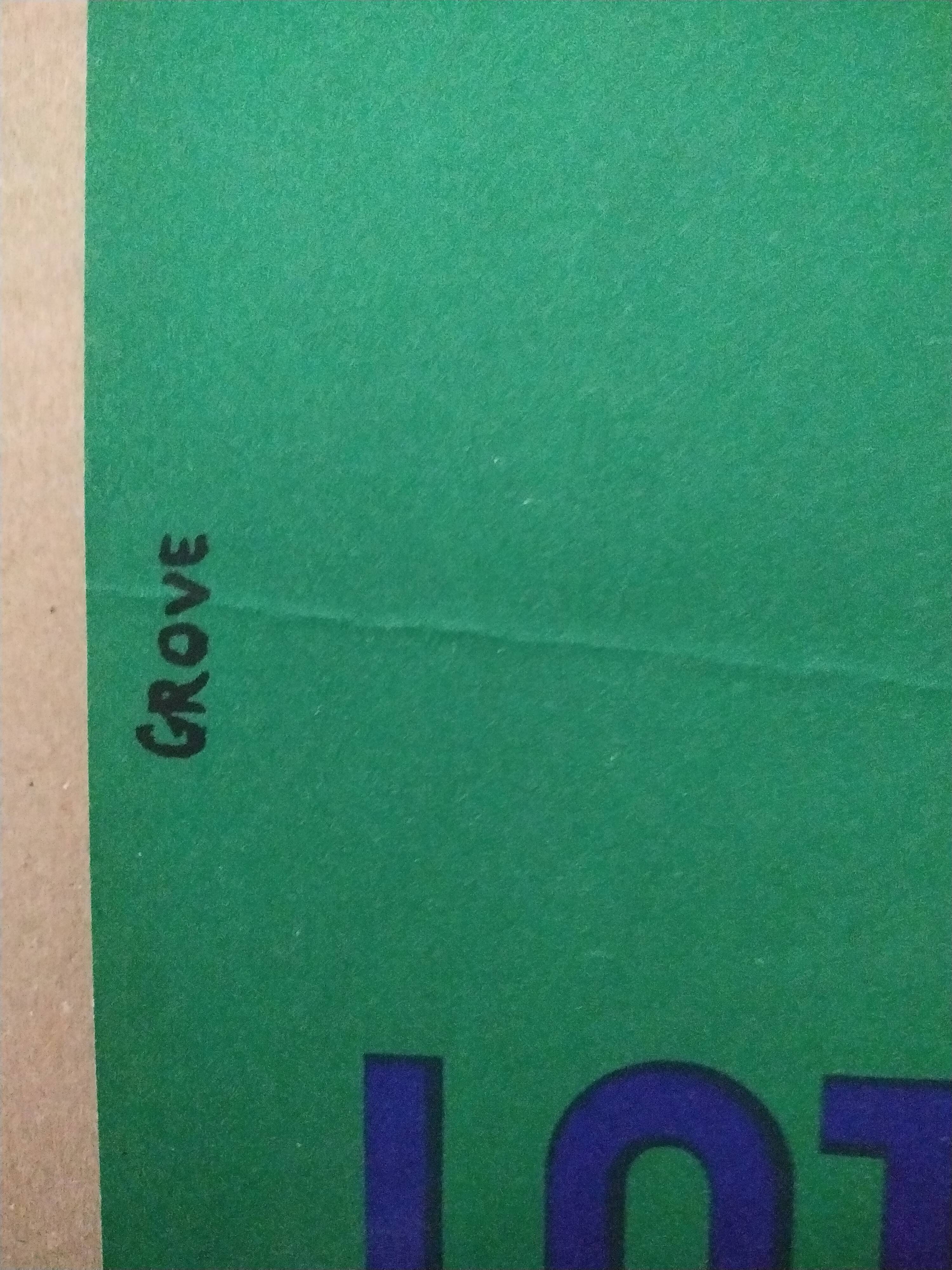 Former Grove National Lottery poster 1955
