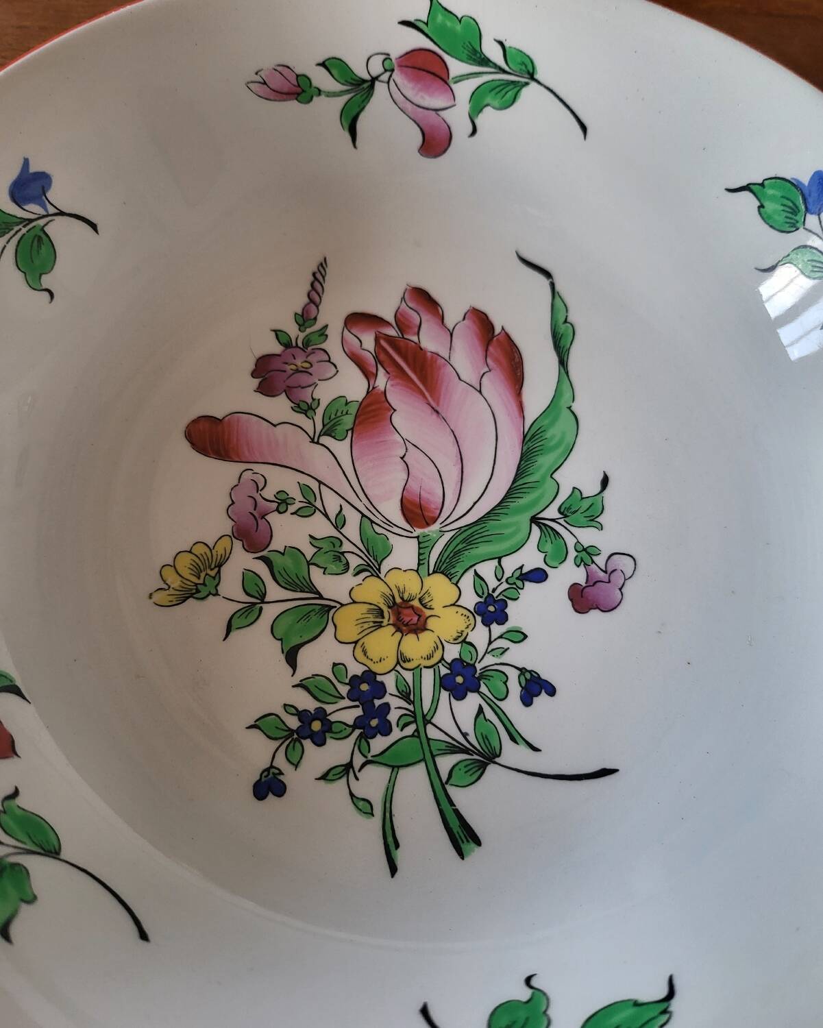 Lunéville KG Porcelain Deep Plate