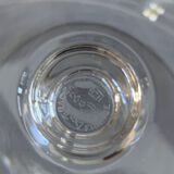 Set of 3 glasses with Cognac crystal baccarat