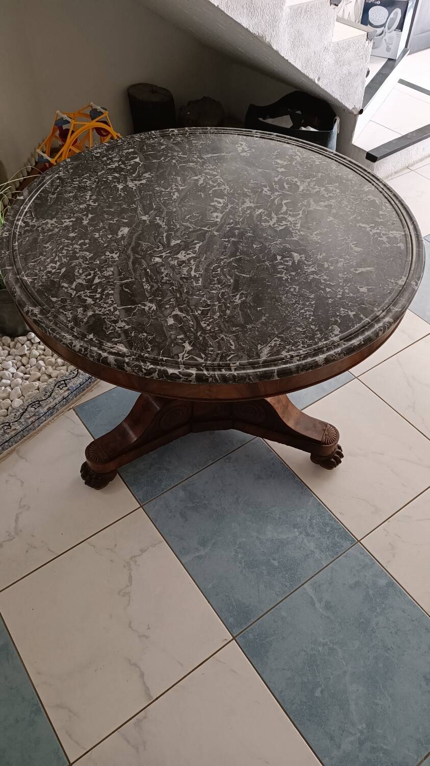 Empire period pedestal table
