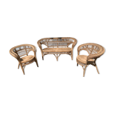 Vintage rattan garden furniture