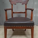 Mahogany armchair
