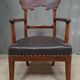 Fauteuil de bureau en acajou