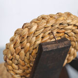 Original set of 4 tripod chairs by Frida Minet and Adrien Audoux, 1950s, France