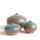 Trio de céramiques miniatures vertes Antonio Lampecco