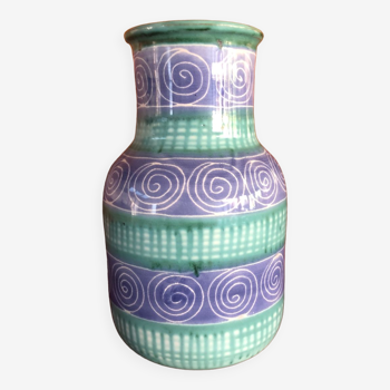 Large Robert Picault ceramic vase