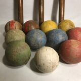 Ancien jeu de boules vintage