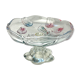 Colored glass dish on foot Walther glass