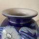 Alsace stoneware vase signed P Schmitter