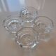 4 thick glass candle holders