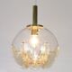Murano ball pendant light by Doria, Germany, 1970s