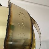 Danish brutalist pendant lamp by Holm Sorensen