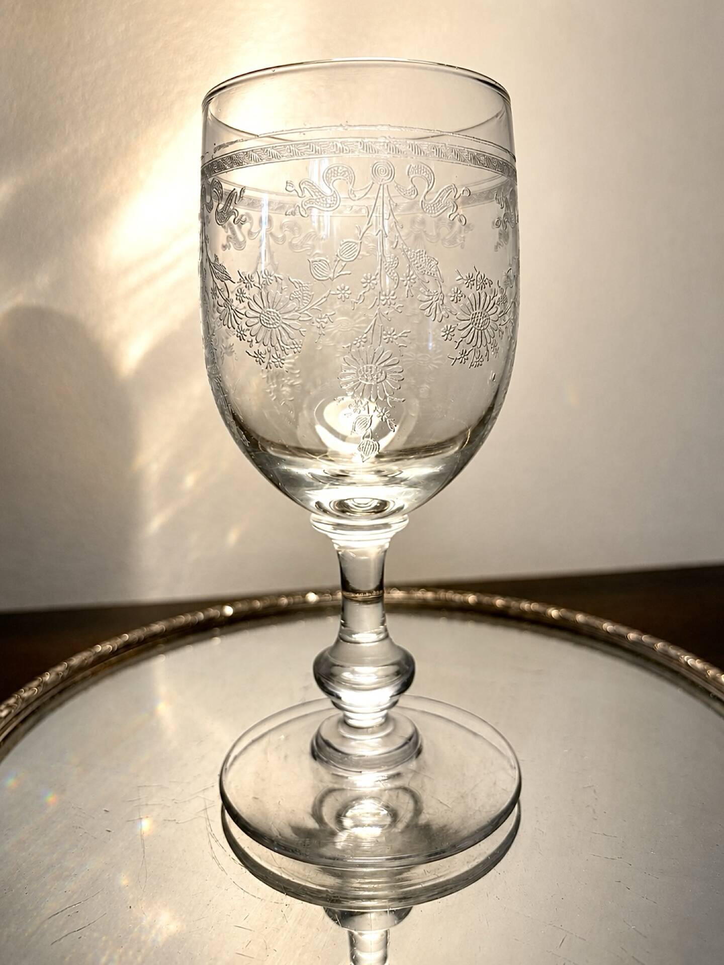 Verre à eau Meisenthal début du 20eme