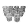 Set of 9 glasses, 50s