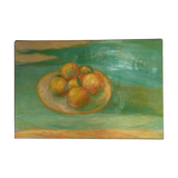 Table cut of oranges