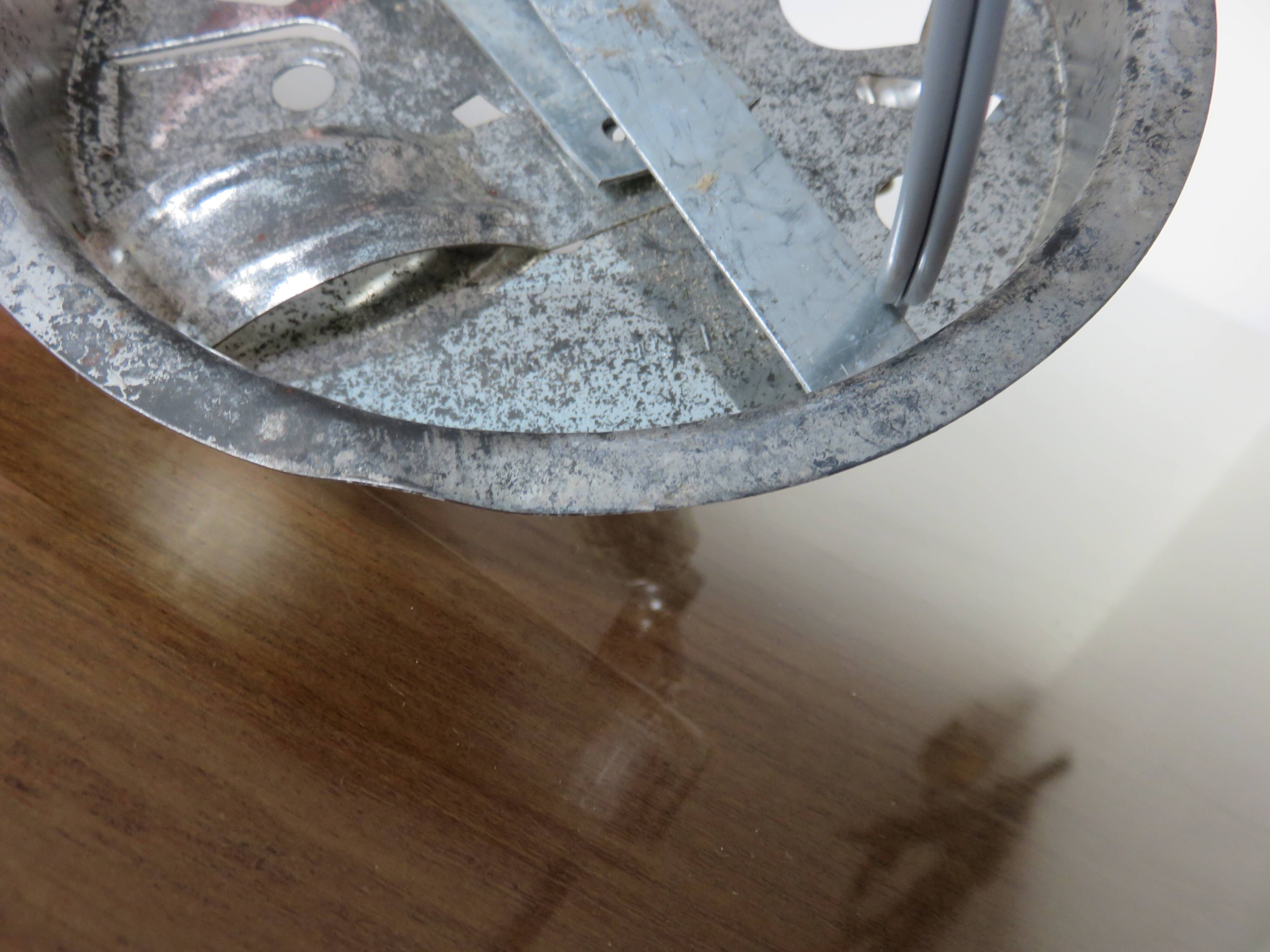 Half sphere ceiling light in opaline, made in Italy 1970
