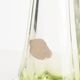Vintage Belgian crystal glass table lamp by Val Saint Lambert