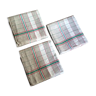 Series of 3 linen tea towels