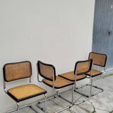 Set of 4 Marcel Breuer cesca black b32 chairs