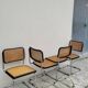Set of 4 Marcel Breuer cesca black b32 chairs