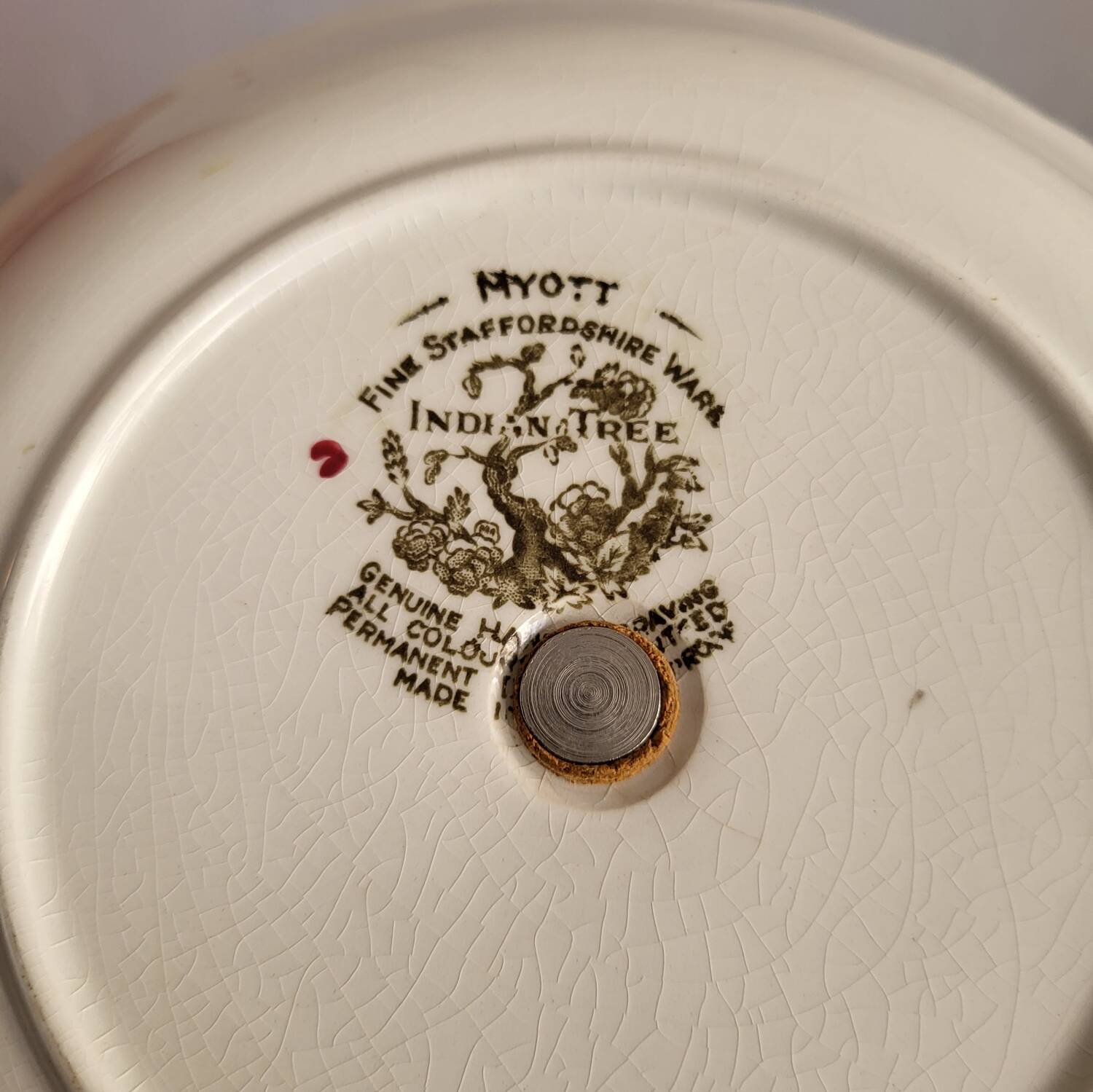 Myott porcelain cake stand in excellent condition.